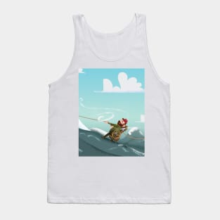 Cartoon Rock Climber Tank Top